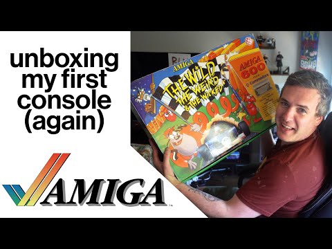 Unboxing a Commodore Amiga 600 for the first time in 29 years