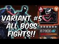 Variant 5 All Boss Fights! - Blood & Venom All 6 Bosses - Marvel Contest of Champions