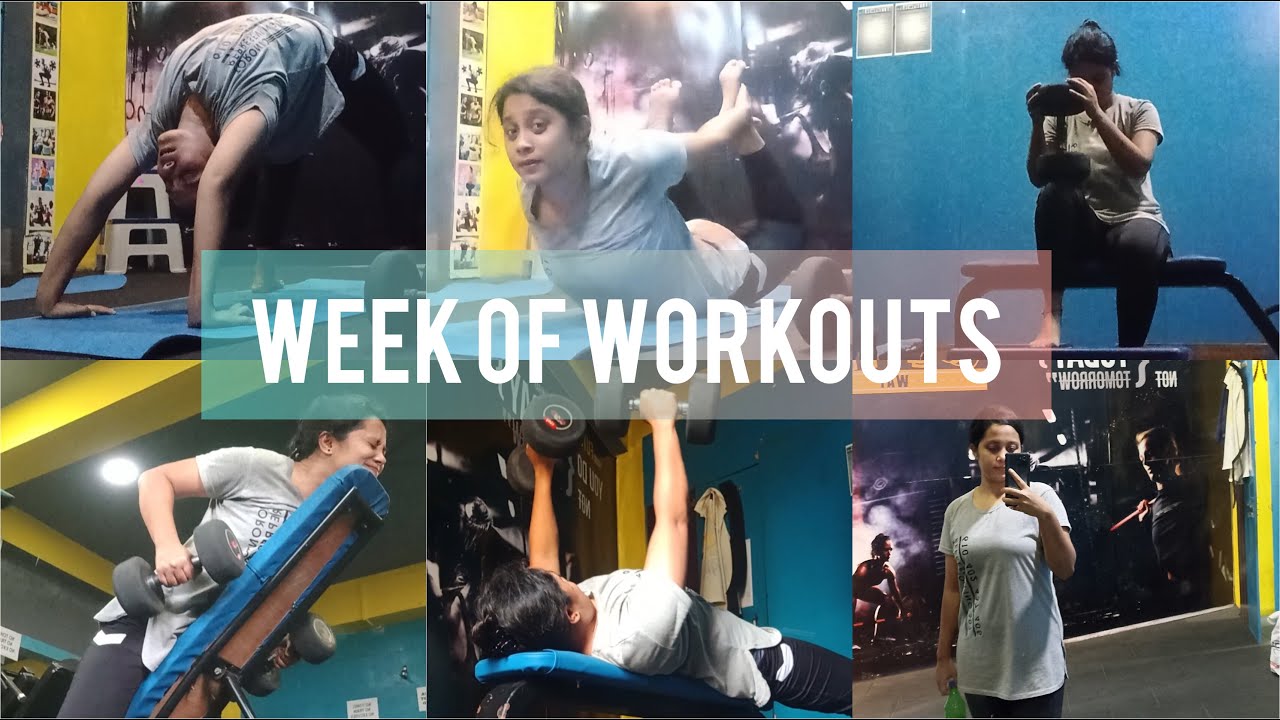 WEEK OF WORKOUTS | my workout routine | - YouTube