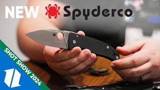 MORE CRUCARTA?!? | New Spyderco Knives 2024 SHOT Show