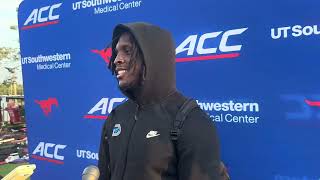 SMU RB TJ Harden on another strong personal performance, growth within the offense