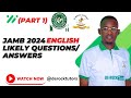 Jamb 2024 english possible questions and answers part 1