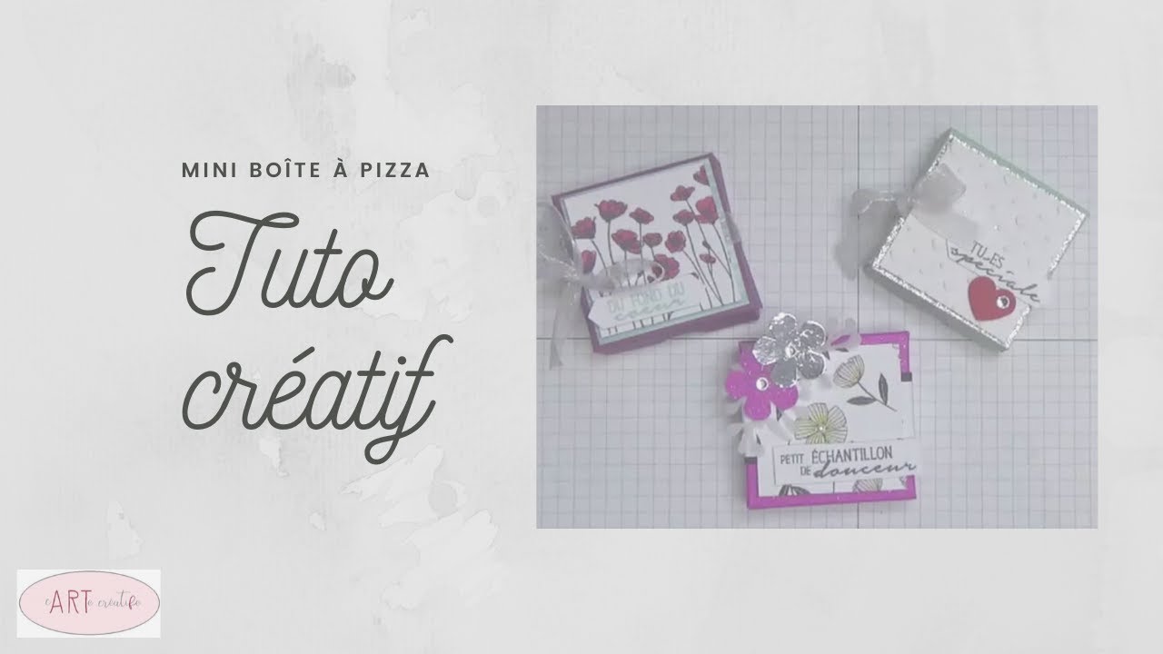 Tuto créatif - Mini boite à  pizza
