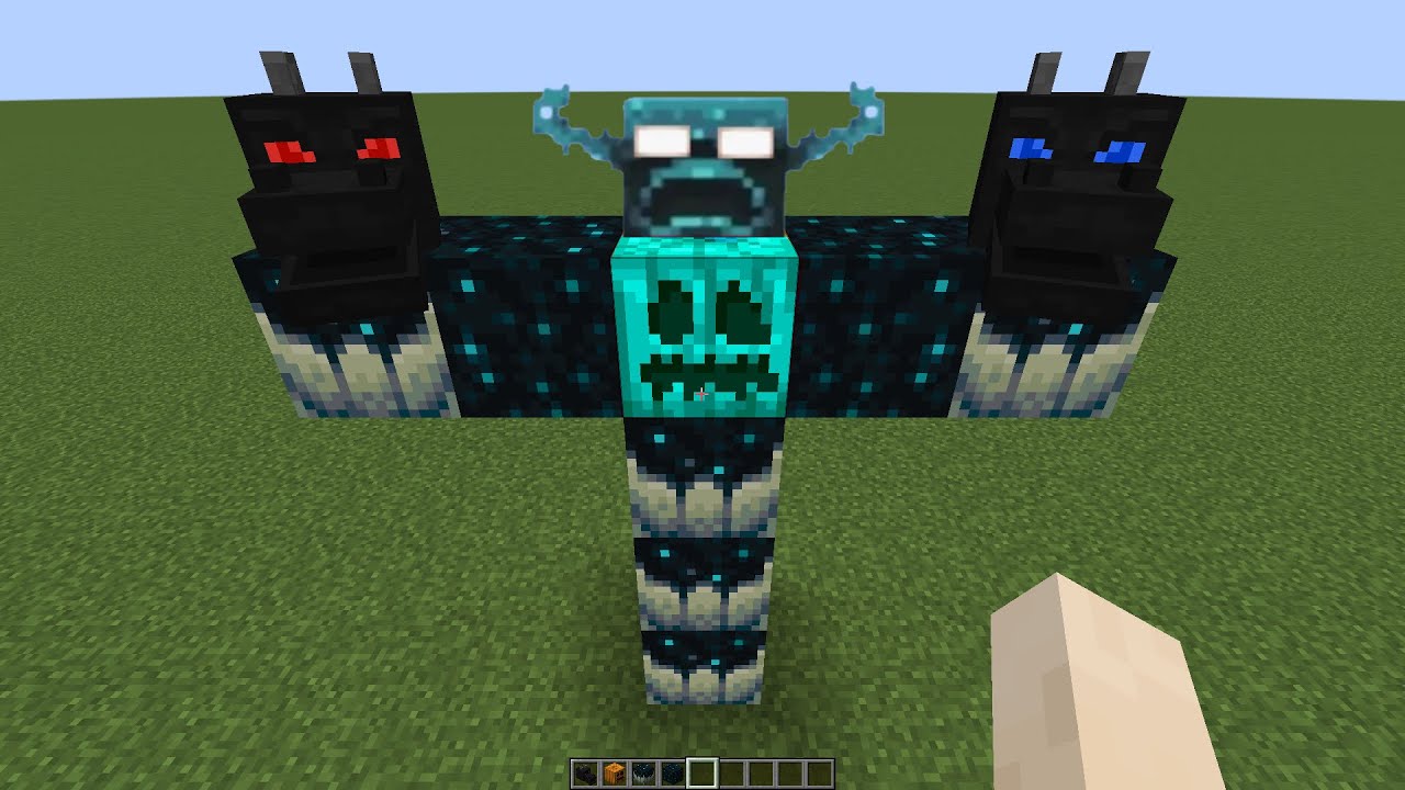 what if you create a WARDEN ENDER DRAGON in MINECRAFT (part 24) - YouTube