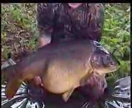 Jim Clover 40lb 4oz Mirror carp Road Lake