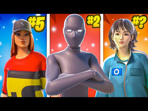 Les 50 SKINS les Plus TRYHARD sur Fortnite en 2025 !