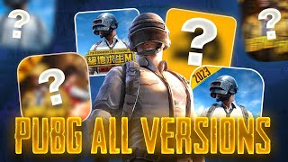 All 10+ *PUBG MOBILE VERSIONS* 😱 Explained in Less than 7 Minutes! [PUBG ALL VERSIONS]