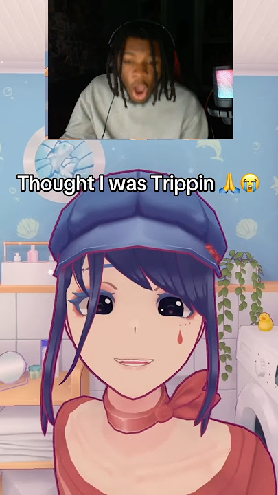 SHE CAN HEAR ME?! #gaming #miside #cappie #mita #funny #animegirl