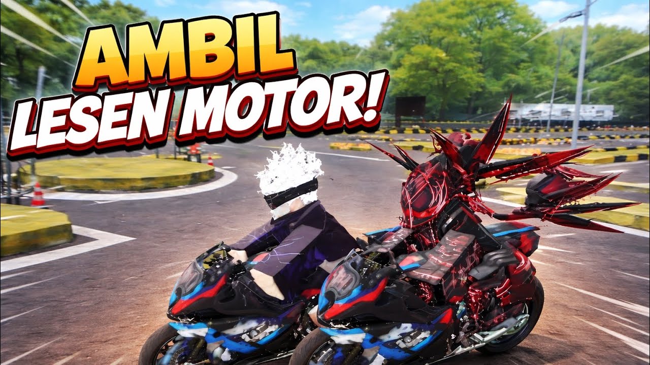 PENGALAMAN MENGAMBIL LESEN MOTOR B FULL!|ROBLOX[MALAYSIA]
