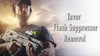 IWI US Expert's Corner: Tavor Flash Suppressor Removal
