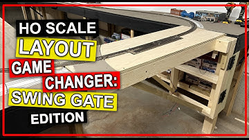 HO Scale Layout GAME CHANGER: Swing Gate Edition