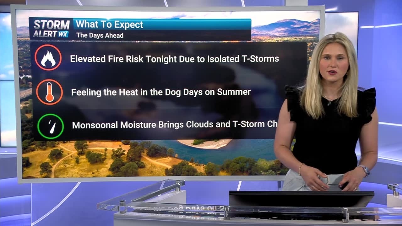Dry Thunderstorms and Elevated Fire Risk