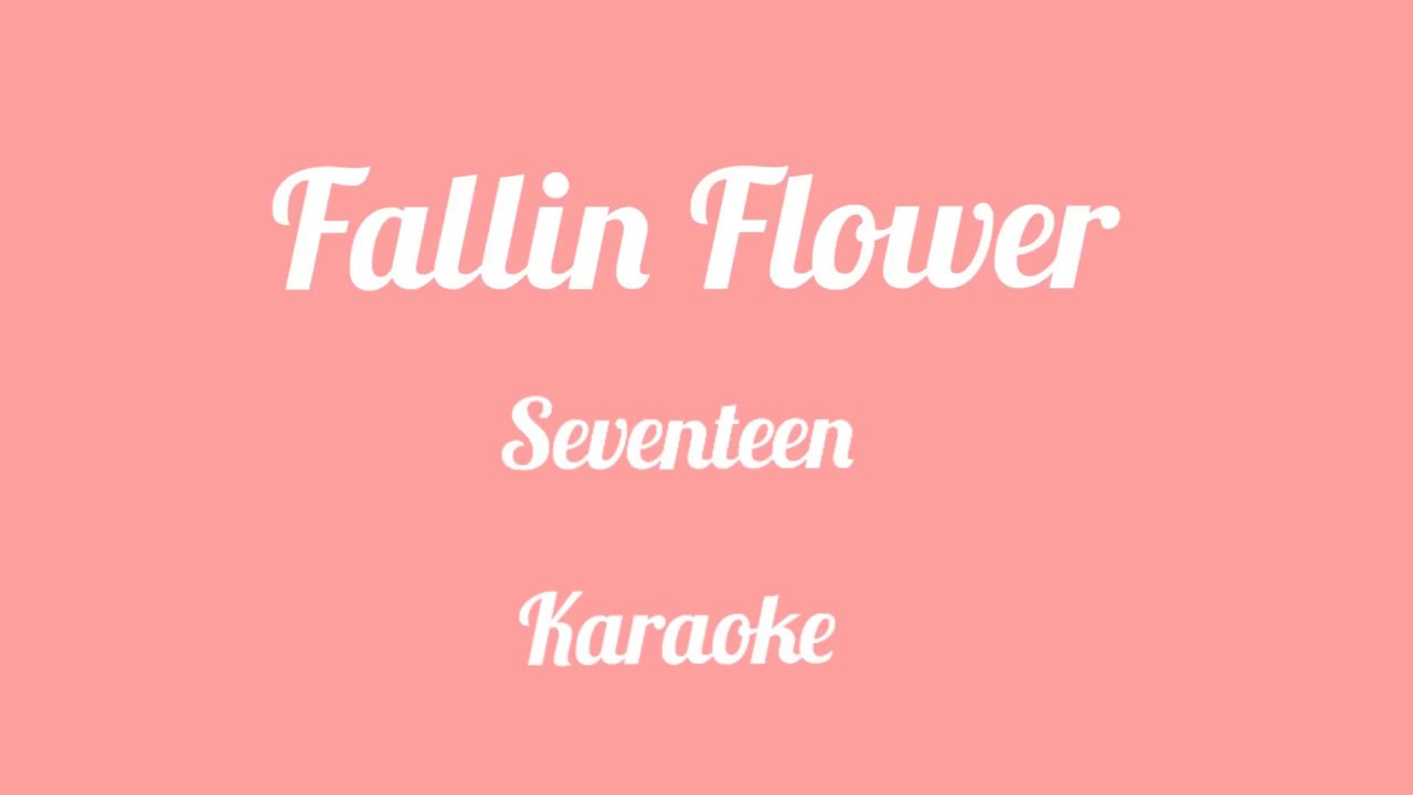 Seventeen Fallin Flower karaoke with lyrics YouTube