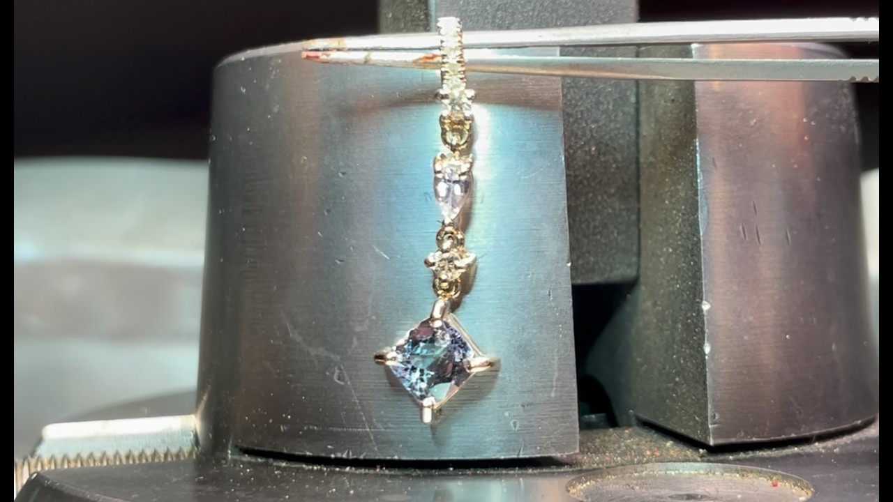 Old Gold — A New Story: One-of-a-Kind Tanzanite Pendant from Client’s Gold | Custom Jewelry Toronto