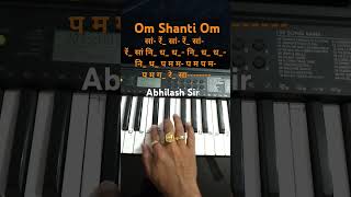 Om Shanti Om Piano Notes omshantiom piano notes