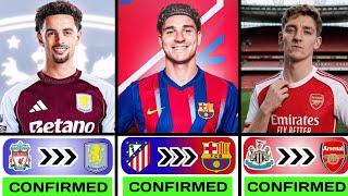 Summer Confirmed Transfer News 2026,✅ ft. Julian Alvarez to Barcelona, Gordon to Bayern Munich..🤯🔥