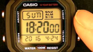 CASIO W800H1  Module 3240 Men's Digital Wristwatch