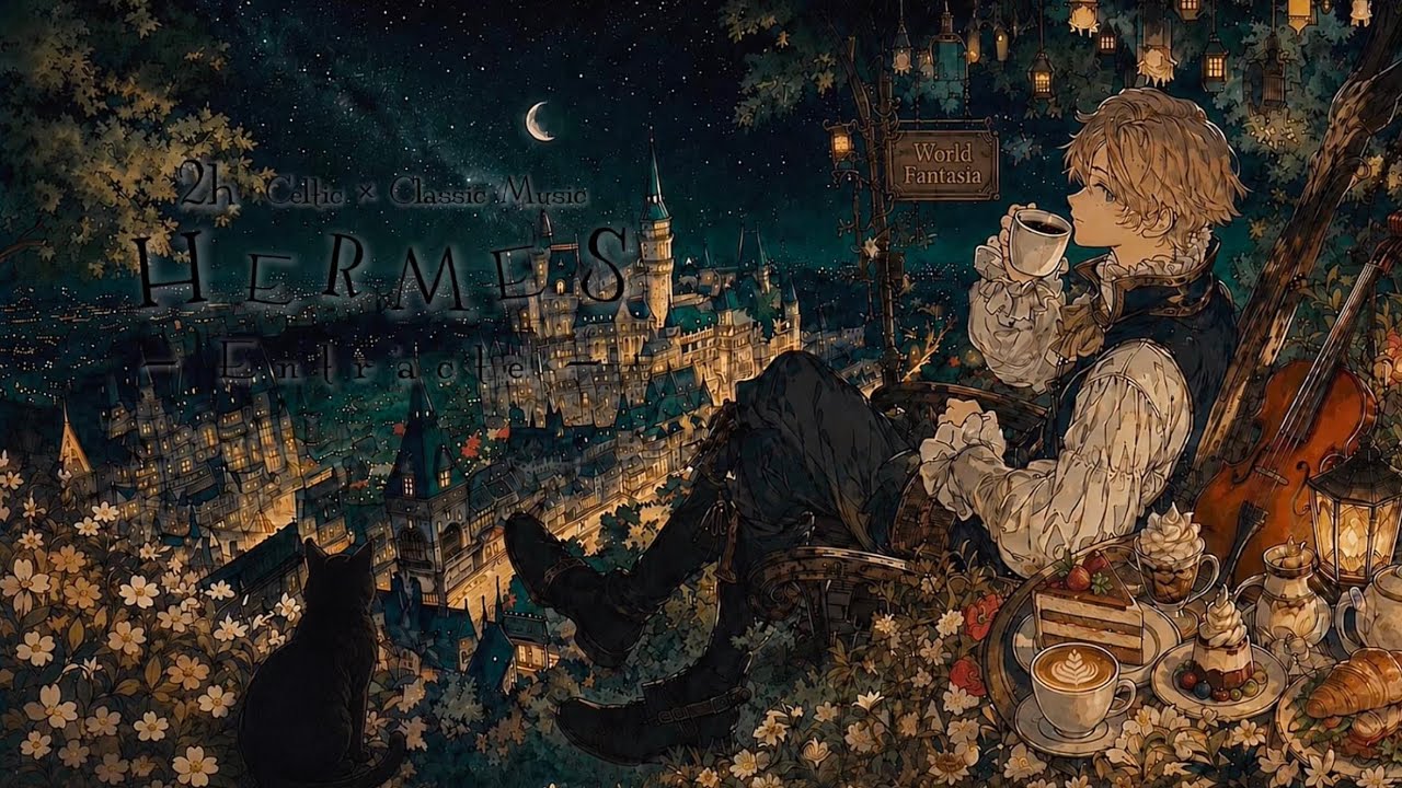 【2時間クラシック音楽】「ヘルメスと幕間の紅茶時間」-演奏の休憩に夜景を見ながら紅茶を嗜む2時間。: Hermes’s Tea Time During the Entr’acte