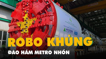 Robot đào hầm Metro Nhổn - ga Hà Nội về đến Việt Nam