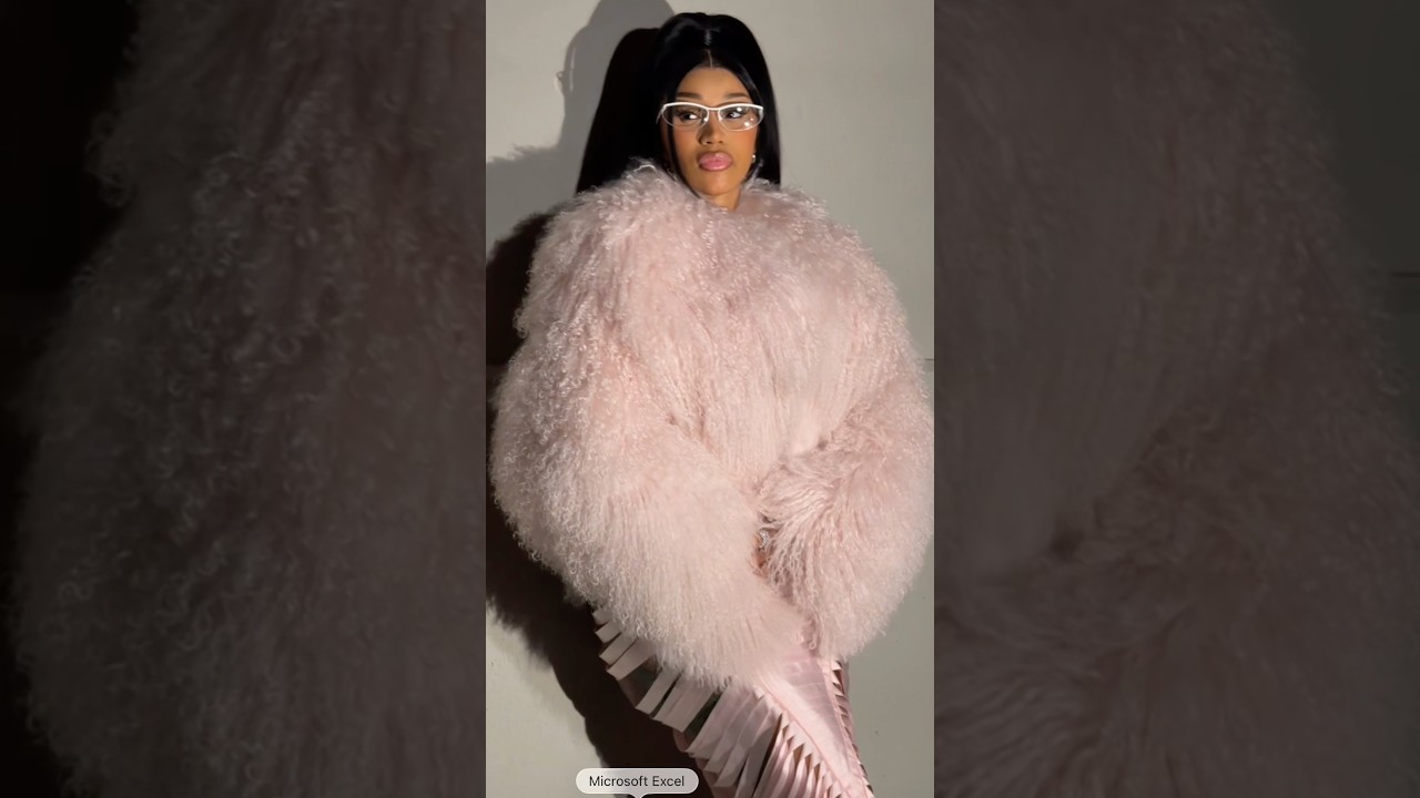 Cardi B Arrives at The Attico Show in Milan