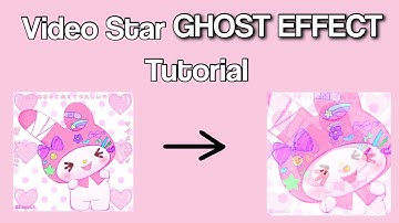 ⭐️ FREE Video Star GHOST EFFECT Tutorial  |  fairiella