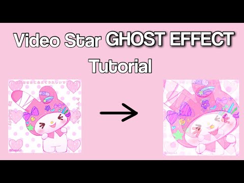 ⭐️ FREE Video Star GHOST EFFECT Tutorial  |  fairiella