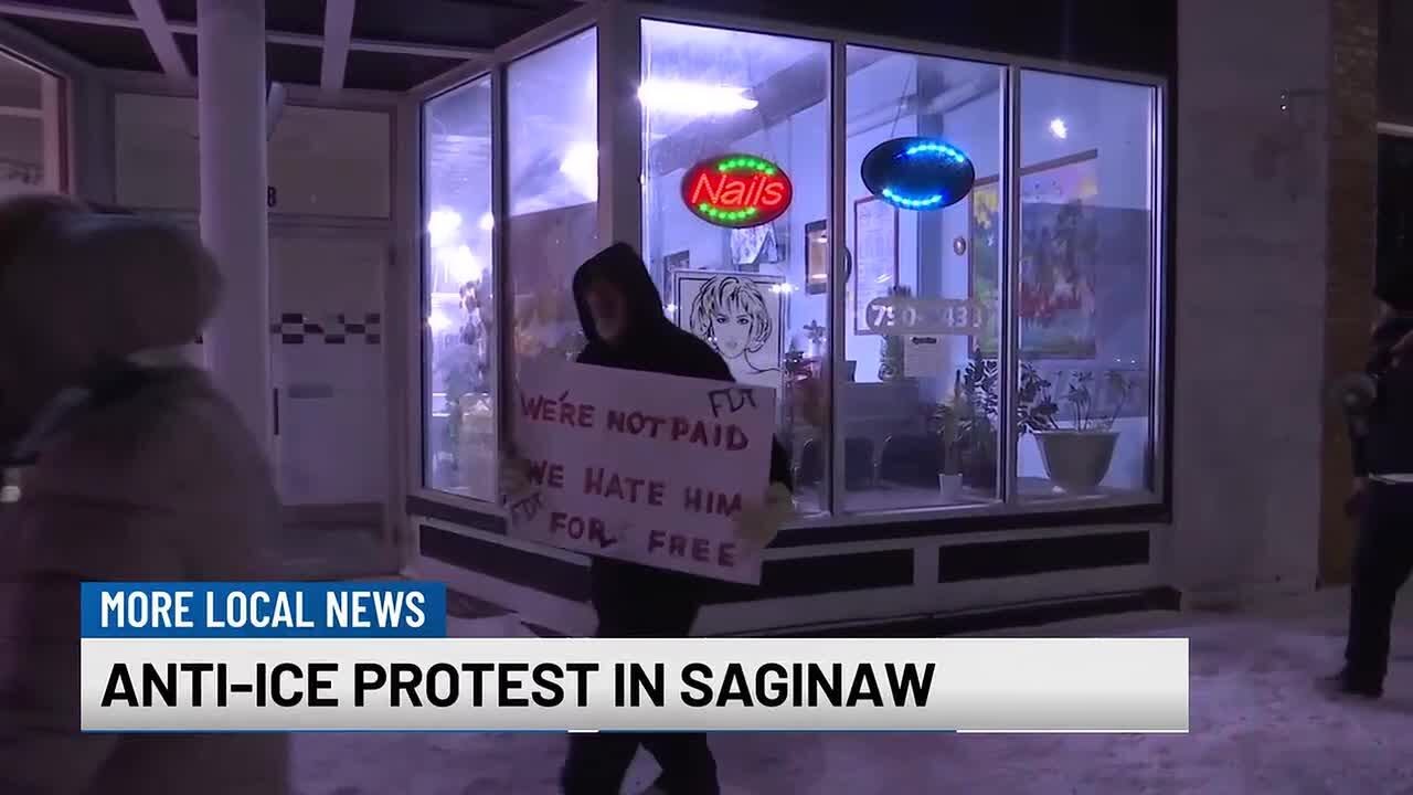 WNEM Morning Extra: Protesters march in freezing temperatures