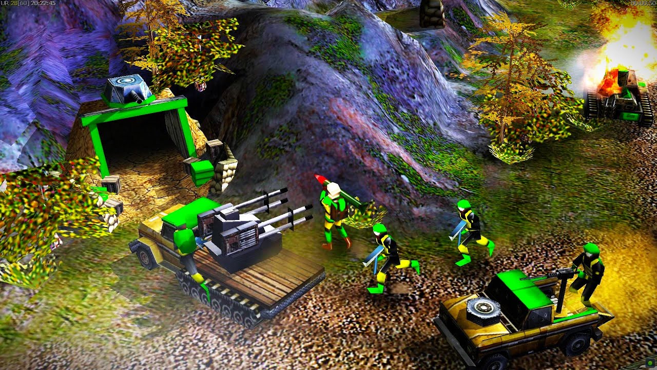 GLA Saves Its Captive Brothers After US Surprise Assault on Main Base | C&C Generals ZH Mission Map