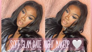 AFFORDABLE SOFT GLAM DATE NIGHT MAKEUP! 🤍 Soft Pink Valentine’s Day Makeup | Erica Danley screenshot 1
