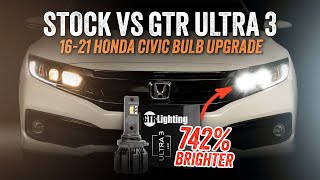 Gtr Lighting Ultra 3 Review The Brightest Led Bulbs For Your 16-21 Honda Civic