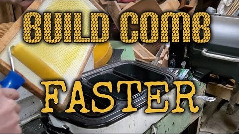 Get your Bees to Build Comb FASTER