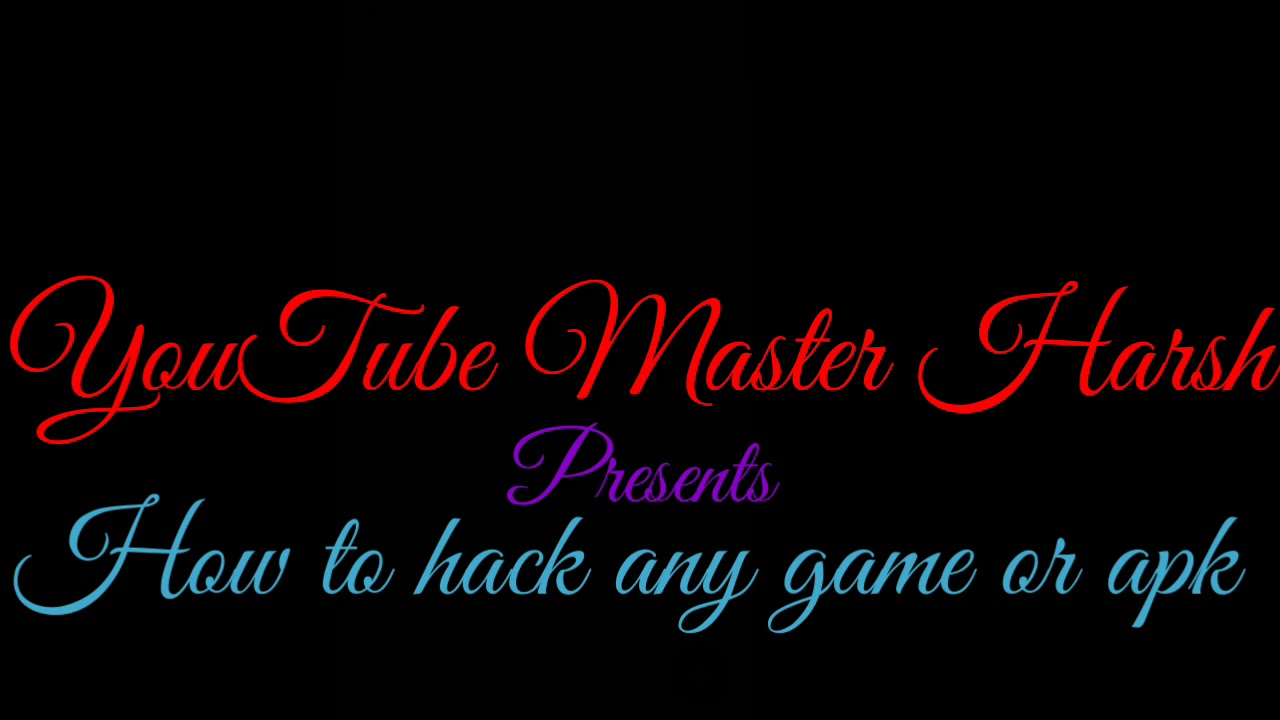 How to hack any game or APK without any root