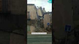 ☔️ MURCIA | Atención como a CHOIVA derrubou unha casa en ALCANTARILLA