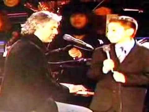 Nico, Andrea Bocelli and David Foster