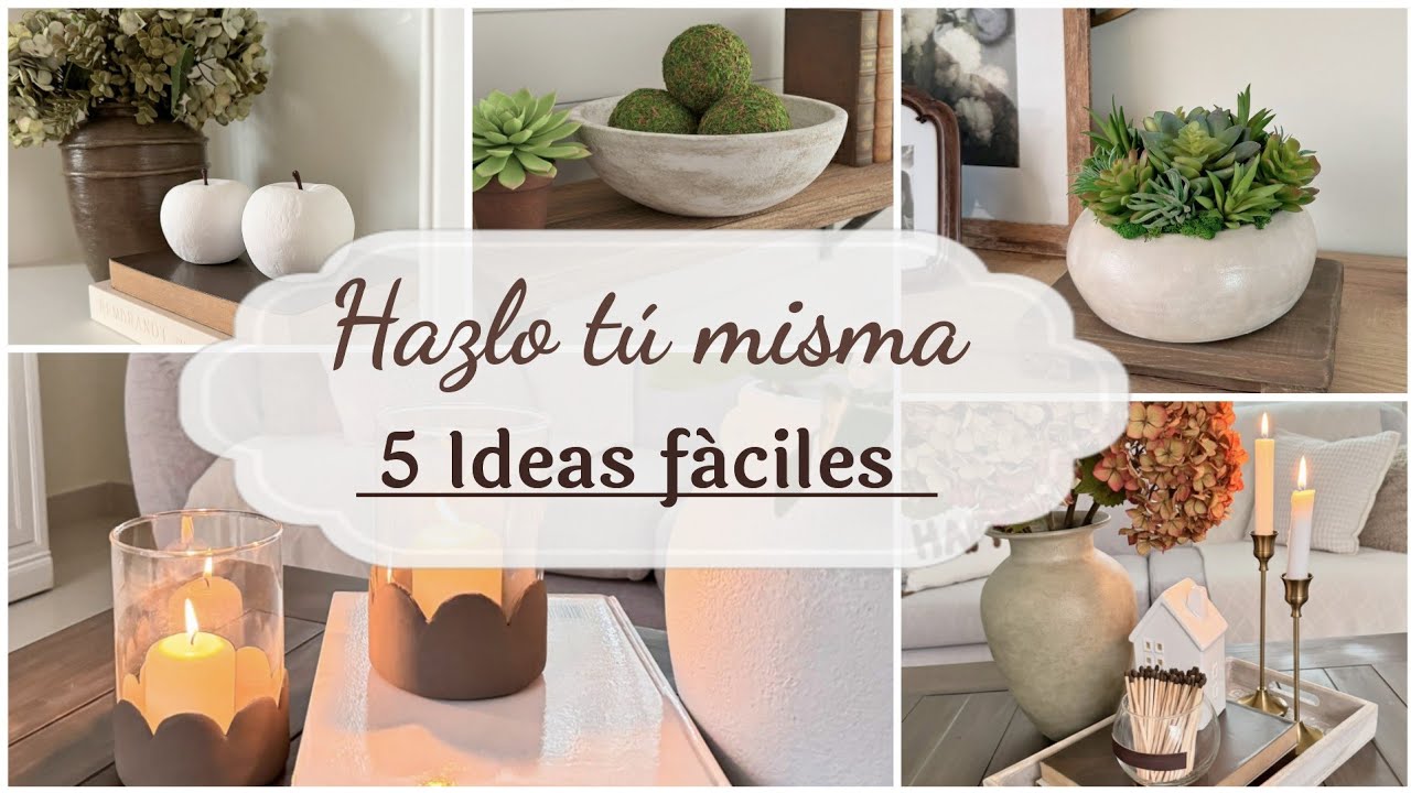 Como Transformar Cosas sencillas en ELEGANTES ADORNOS | Ideas para Todo el Año