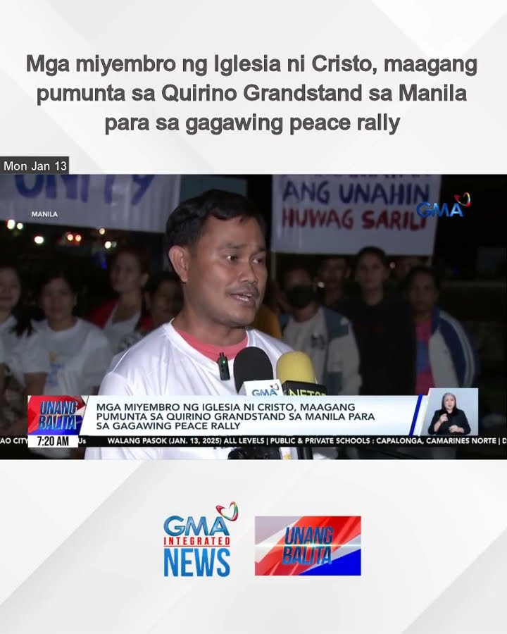 Mga miyembro ng Iglesia ni Cristo, maagang pumunta sa Quirino Grandstand sa... | Unang Balita