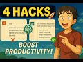 4 ChatGPT Prompt Hacks for Real World Results(Boost Productivity!)🚀#chatgpt#bestprompts
