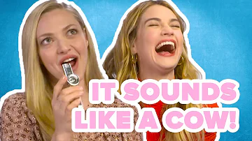 Mamma Mia 2's Amanda Seyfried & Lily James Play ABBA Songs On A Kazoo | Most Impossible Quiz
