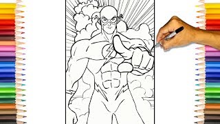 Famous The FLASH Coloring Book | The Classic Flash Suit Coloring Pages Profile