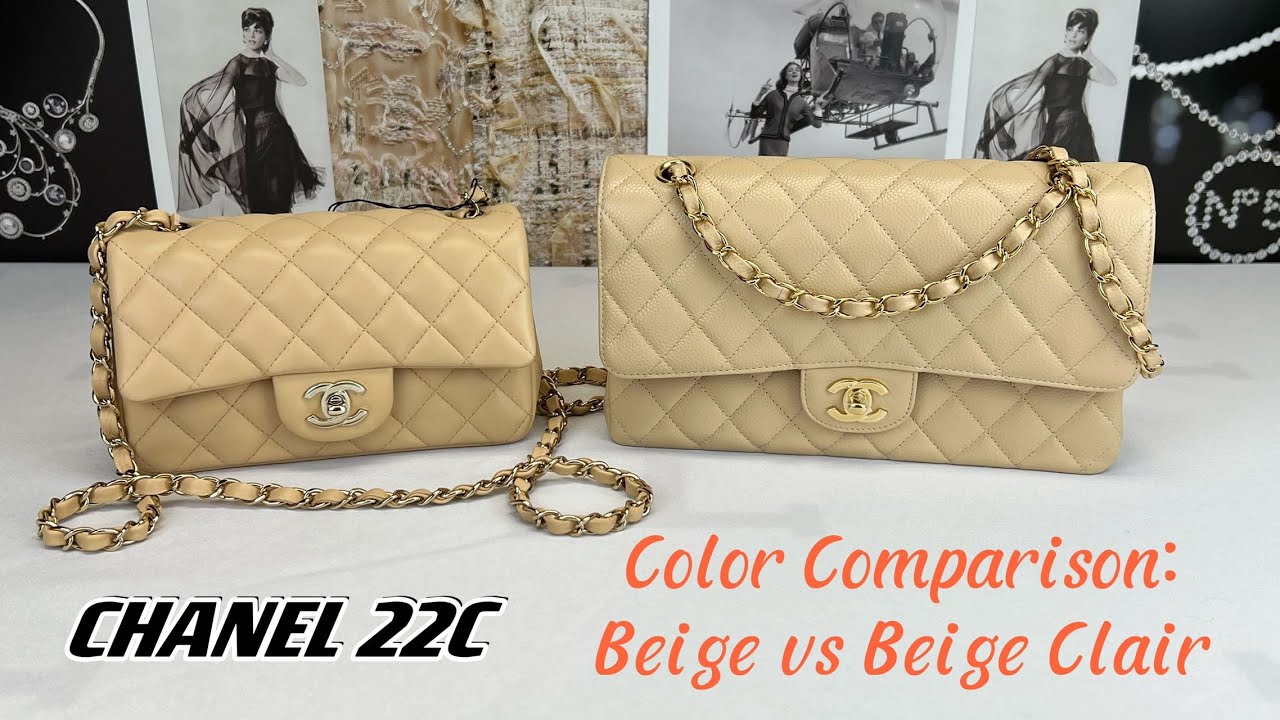 GUIDE TO CHANEL: BEIGE CLAIR VS DARK BEIGE CAVIAR