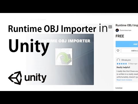 How to Import OBJ during Runtime in Unity