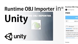 How to Import OBJ during Runtime in Unity