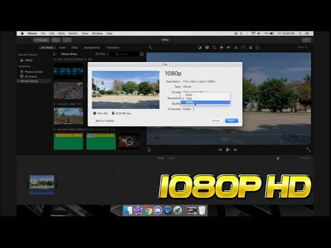 Video: Jak exportovat videa iMovie v kvalitě HD (s obrázky)