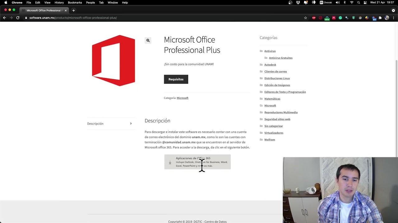 2021 Descarga gratuita Microsoft Office Professional Plus comunidad UNAM |  Como descargar Office - YouTube