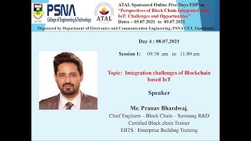 OFDPBCIOT - Day 4 - Session I (FN)