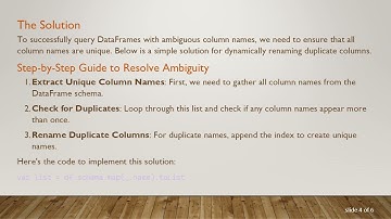 Resolving Ambiguous Column Names in Apache Spark SQL DataFrames with Scala