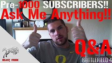 Pre-1000 SUBSCRIBER! | Ask Me (Almost) Anything | Q&A Video