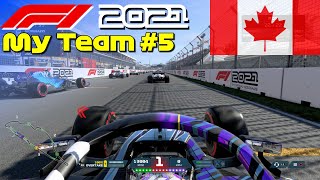 F1 2021 - My Team Career Mode #5: Canada 50% Race | PS5