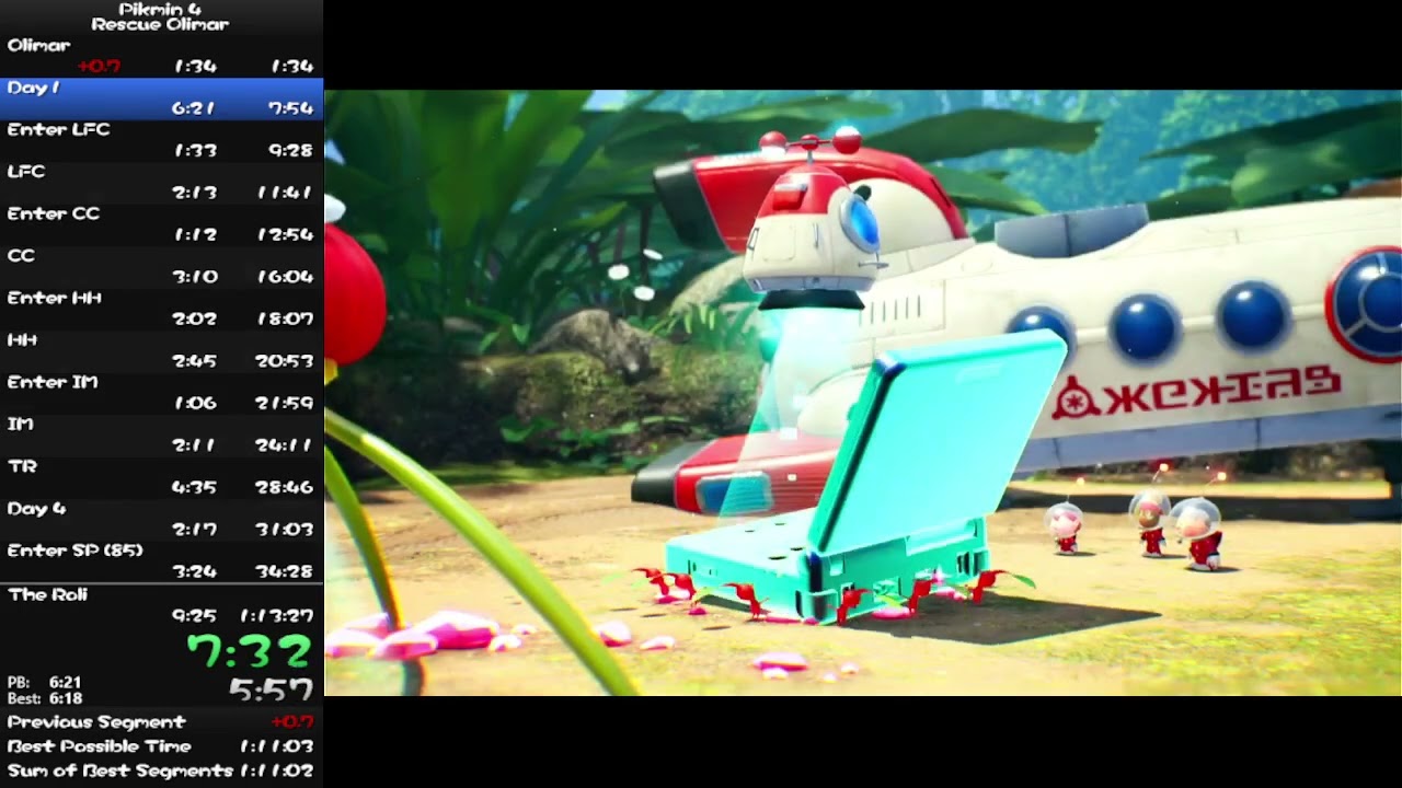 (former WR) Pikmin 4 Rescue olimar speedrun 