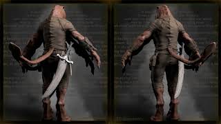 3D character  Werewolf, Shifter, creature
